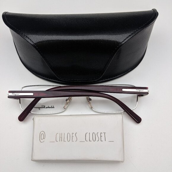 🕶️Salvatore Ferragamo 1842 Women's Eyeglasses/TH355🕶️​ - Picture 2 of 8